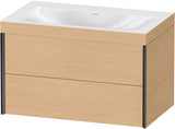 DURAVIT XViu c-bonded Waschtischset wandhängend 800x480x503mm mit 2 Schubkästen, Push-Open und Soft-Close