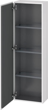 Duravit Halbhochschrank L-Cube 243x400x1320mm 1 Tür links, Amerikanisch Nussbaum