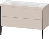 DURAVIT XViu c-bonded Waschtischset 1200 mm mit Tip-on Technik und Soft-Close