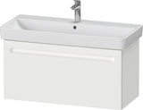 Duravit No.1 Waschtischunterbau 940 mm wandhängend graphit matt mit 1 Auszug und Soft-Close