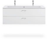 Duravit XBase Waschtischunterbau wandhängend 600 mm, 2 Schubkästen, weiß matt, Soft-Close
