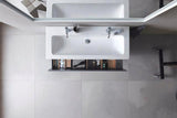 Duravit XSquare Waschtischunterbau 1210 mm, 2 Schubkästen, Graphit Matt – Wandhängend mit Tip-On