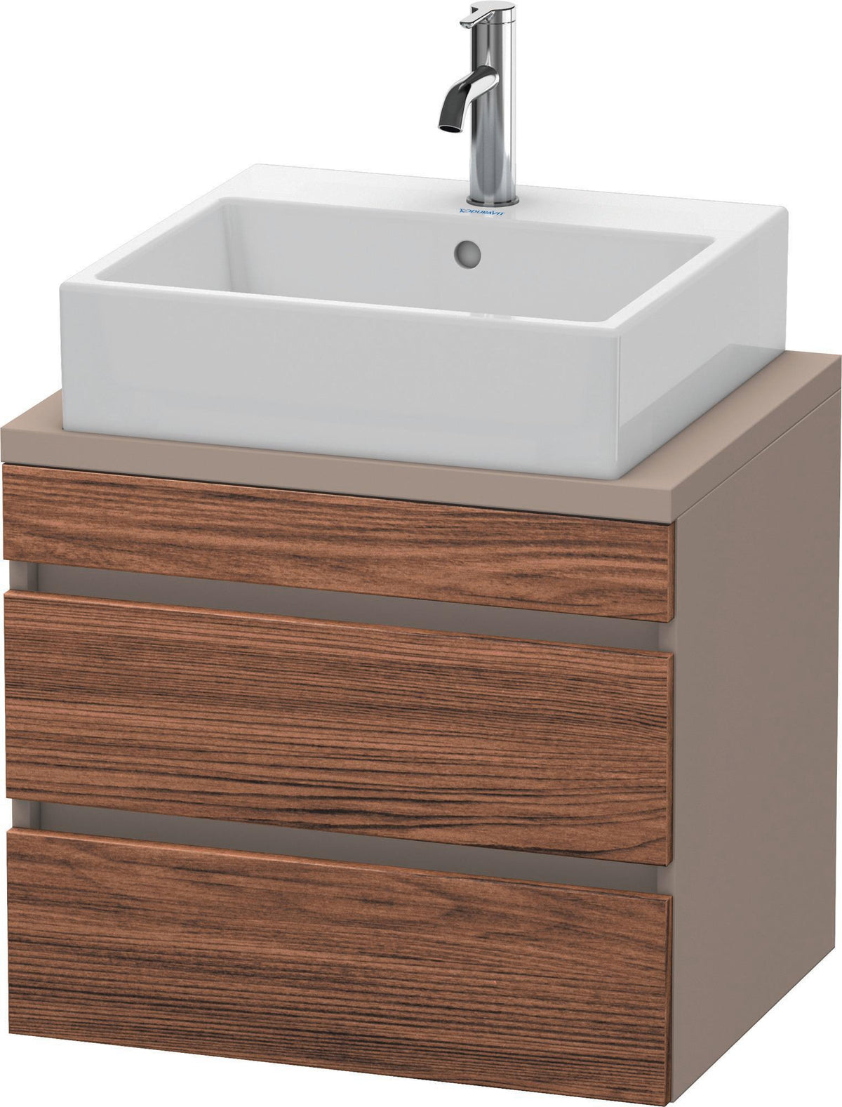 DURAVIT DuraStyle Konsolenunterschrank 600 mm betongrau matt mit 2 Schubkästen und Soft-Close