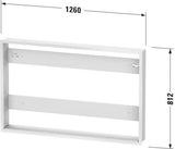 DURAVIT Einbauset Licht & Spiegel – Montagerahmen für Badmöbel, 139 x 661 x 810 mm