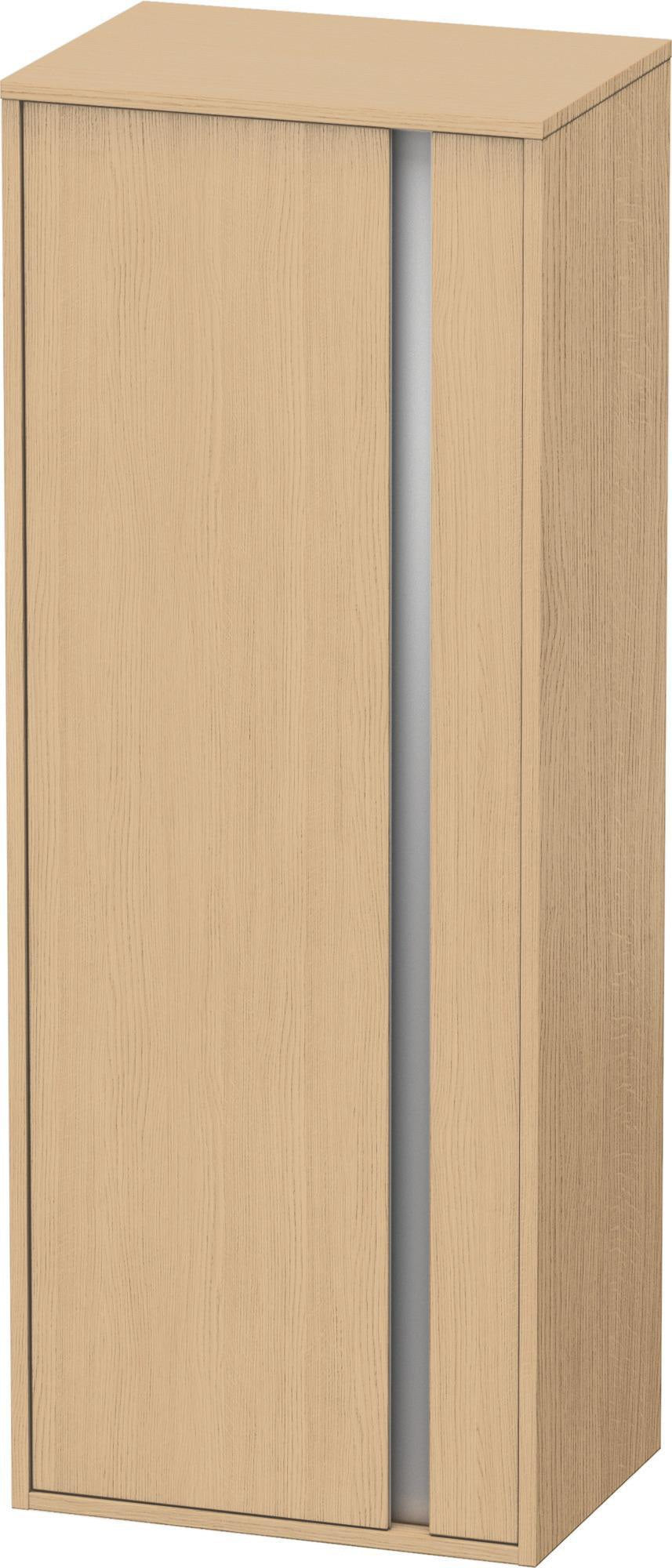 Duravit Hochschrank Ketho 360x500x1320mm, 1 Tür, Anschlag links, weiß matt – wandhängend mit Soft-Close