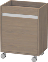 DURAVIT Rollcontainer Ketho 360x500x670mm Eiche Terra mit 1 Tür und Dämpfung
