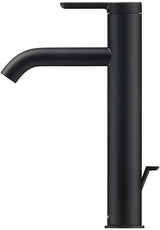 Duravit C.1 Einhebel-Waschtischmischer L mit Zugstange, Schwarz Matt