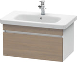 DURAVIT DuraStyle Waschtischunterbau 730 mm wandhängend Eiche Terra/Weiß Matt mit 1 Auszug und Soft-Close