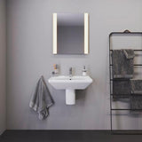 DURAVIT Licht & Spiegel Wandspiegel 1300x700mm mit LED-Beleuchtung und Sensorschalter – Weiß