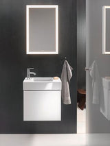 DURAVIT L-Cube Waschtischunterbau 480 mm wandhängend, 1 Tür, betongrau matt