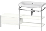 Duravit Waschtischunterbau Happy D.2 Plus 1400x490 mm Metallkonsole supermatt