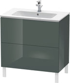 dolomiti grey hochglanz / Mitteldichte Faserplatte (MDF) / Lack