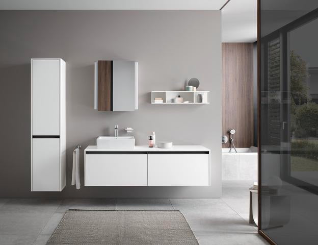 Duravit Waschtisch Vero Air 500 mm mit Überlauf und Hahnlochbank, weiss, geschliffen