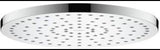 DURAVIT Kopfbrause MinusFlow D250, Rund, Rain Schwarz Matt – 1 Strahl, Antikalk, 250 mm