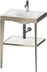DURAVIT XViu c-bonded Waschtischset 600 mm champagner matt apricot pearl