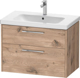 DURAVIT D-Code 2.0 Waschtischunterbau 784 mm Eiche Marmor mit Soft-Close