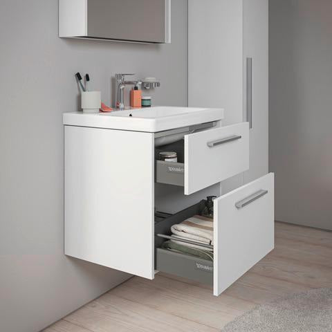 DURAVIT D-Code 2.0 Waschtischunterbau wandhängend 584 mm mit Soft-Close
