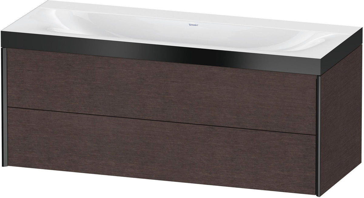 DURAVIT XViu c-bonded Waschtischunterbauset 1200 mm wandhängend mit 2 Schubkästen