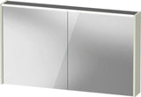 DURAVIT D-Code Spiegelschrank 1200 mm mit LED-Beleuchtung, 2 Türen, Front- und Innenspiegel