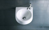DURAVIT Waschtisch Architec 575 mm weiß, wandhängend, 1 Hahnloch links, ohne Überlauf
