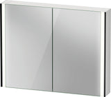 DURAVIT XViu Spiegelschrank 820 mm mit LED-Beleuchtung, Sensorschalter und Front- & Innenspiegel