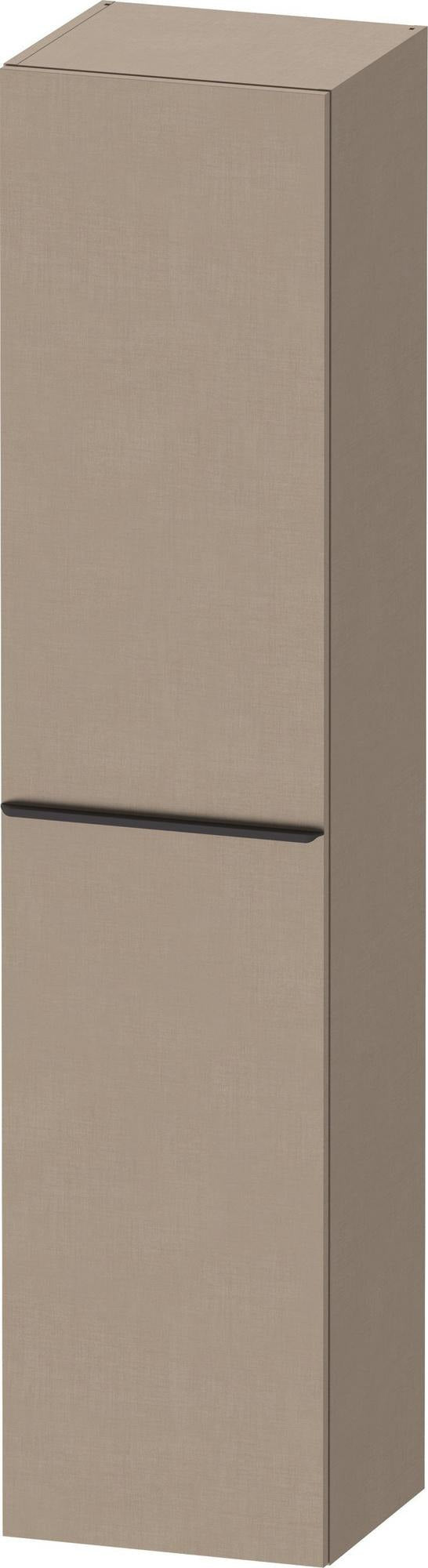DURAVIT D-Neo Hochschrank 400x360x1760 mm, 1 Tür links, Eiche Schwarz – Matt, Soft-Close