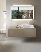 DURAVIT DuraSquare Waschtisch 600 mm, ohne Überlauf, mit Hahnlochbank, weiß – rechteckiges Design