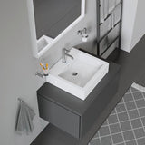 Duravit L-Cube Konsolenwaschtischunterbau 820 mm betongrau matt, 1 Auszug, wandhängend