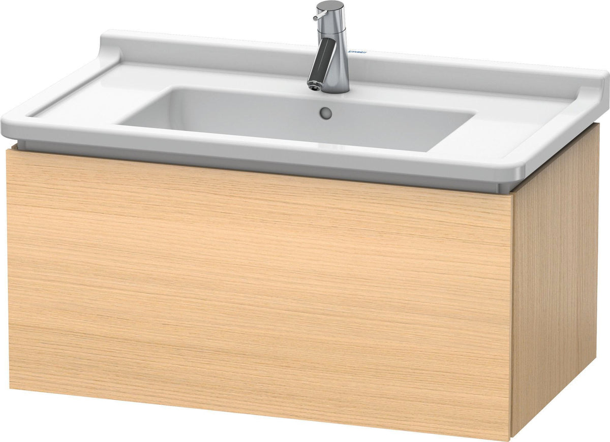 DURAVIT L-Cube Waschtischunterbau wandhängend 820 mm taupe matt 1 Auszug Tip-On
