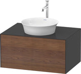 DURAVIT White Tulip Waschtischunterbau 800 mm, 1 Auszug, LED-Beleuchtung, anthrazit