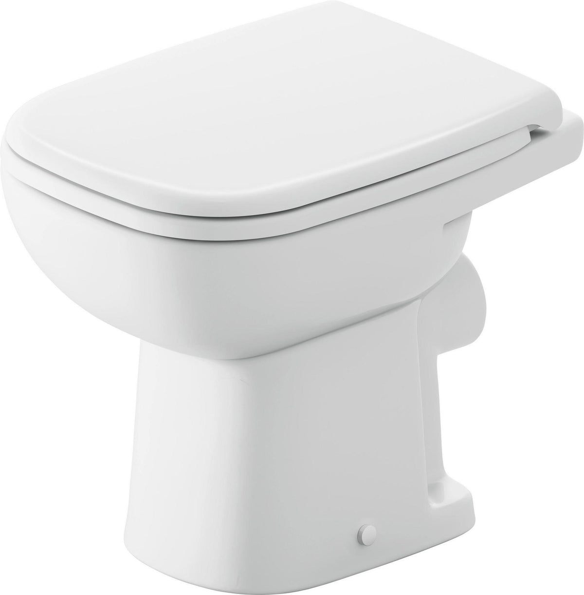 DURAVIT D-Code Stand-WC 480 mm Tiefspüler, Abgang waagerecht, weiß