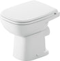 DURAVIT D-Code Stand-WC 480 mm Tiefspüler, Abgang waagerecht, weiß