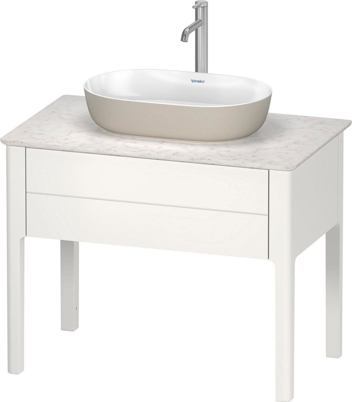DURAVIT Aufsatzbecken Luv 600 mm Weiß WonderGliss ohne Überlauf