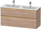 keine Angabe / keine Angabe / WTU,Ausz:1,Schubk:1,GR:Gold Pol 1280x462x625mm,Wandh,Eiche