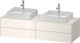Duravit White Tulip Waschtischunterbau 1600 mm Nussbaum links von Philippe Starck
