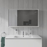 Duravit L-Cube Waschtischunterbau 1220 mm taupe matt mit 2 Schubkästen und Tip-On-Technik