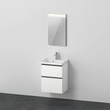 DURAVIT D-Neo Möbel-Set 500x400mm Weiß Matt mit Waschtisch, Unterbau, Spiegel und LED