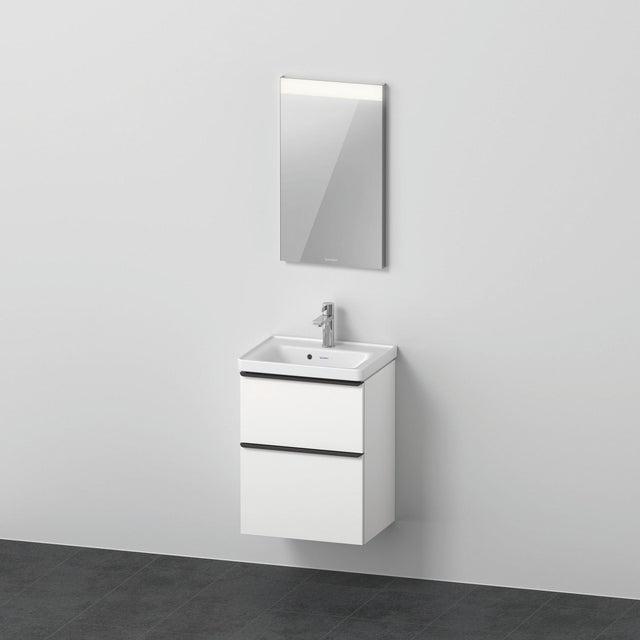 DURAVIT D-Neo Möbel-Set 500x400mm Weiß Matt mit Waschtisch, Unterbau, Spiegel und LED