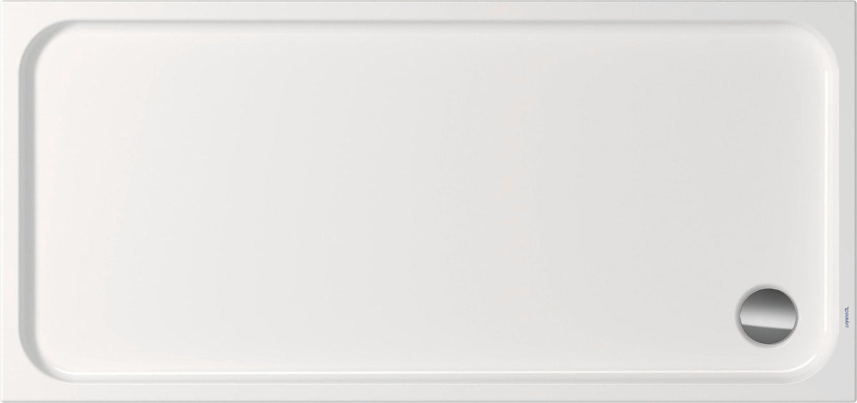 DURAVIT D-Code Duschwanne 1300x800x85 mm Weiß Sanitäracryl rechteckig