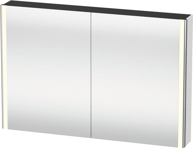DURAVIT XSquare Spiegelschrank 1200 mm mit LED-Beleuchtung, Front- und Innenspiegel, Soft-Close