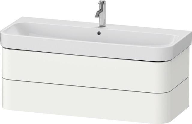 Duravit Waschtischunterbau Happy D.2 Plus 1175 mm taupe supermatt mit Tip-On-Technik