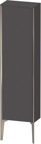 Duravit Halbhochschrank XViu 1330 mm graphit matt – Wandhängend mit Tip-on und Soft-Close