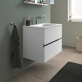DURAVIT Sivida Spiegelablage 800x115x35mm Chrom/Weiß Matt – Montage unter Spiegel inkl. Befestigungsmaterial