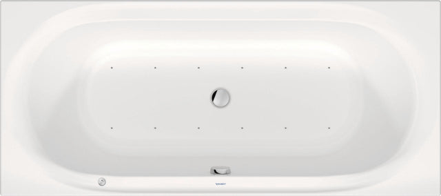 DURAVIT Soleil by Starck Whirlwanne 1800 x 800 mm Einbau mit Air-System und 2 Rückenschrägen in Weiß