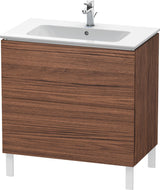 Duravit L-Cube Waschtischunterbau 820 mm taupe matt, 2 Auszüge, bodenstehend