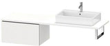 Duravit L-Cube Unterschrank 720 mm taupe supermatt mit Auszug und Dämpfung