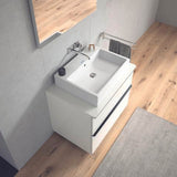 Duravit Waschtisch Vero Air 600 mm mit Überlauf und Hahnlochbank, weiß
