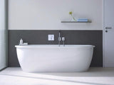DURAVIT Darling New Badewanne 1900x900 mm Vorwand, weiß Acryl mit Gestell & 2 Rückenschrägen