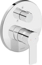Duravit D-Code Einhebel-Brausemischer Unterputz mit Keramikmischsystem und Umstellventil in Chrom