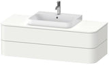 Duravit Waschtischunterbau Happy D.2 Plus 1300 mm taupe supermatt mit Tip-On-Technik